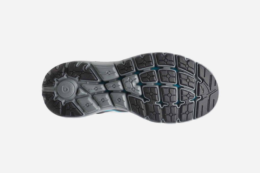 Brooks Pureflow 7 Road Running Shoes Womens Dark Grey/Blue 369247-EXV